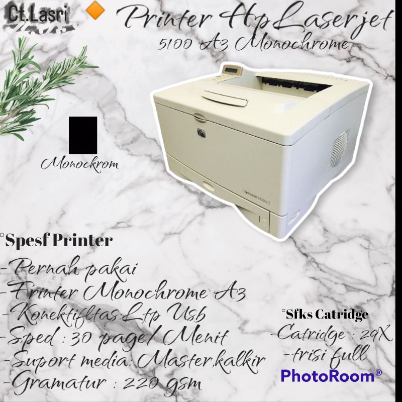 Hp LaserJet 5100 A3 murah