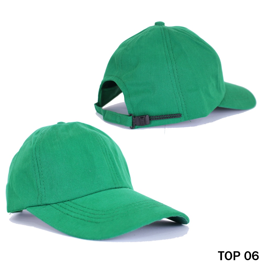 GIOFLO Topi Terbaru Keren Polos Green / TOP 06