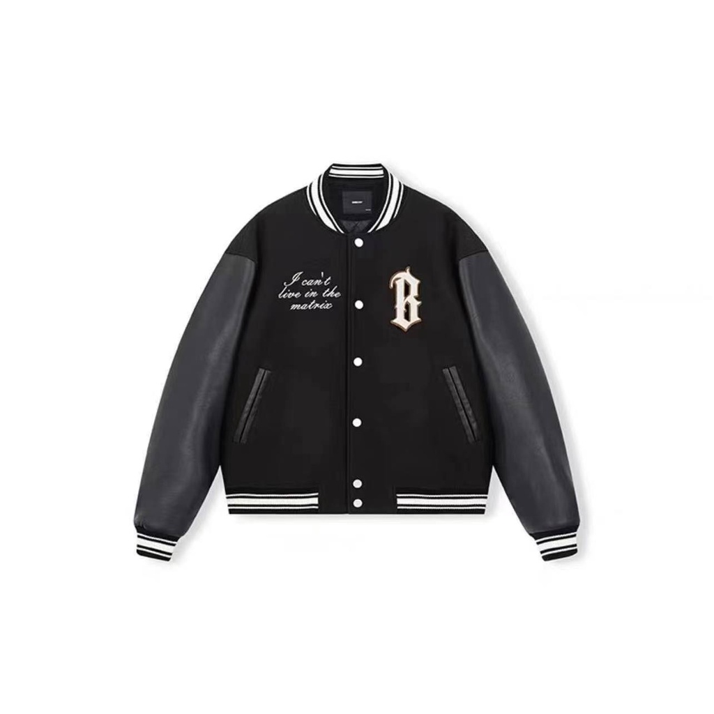 American Vintage Bisbol Seragam untuk Pria dan Wanita Harajuku Style untuk Siswa Jaket Mantel