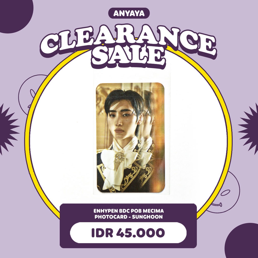 [READY STOCK] ENHYPEN BORDER CARNIVAL POB BENEFIT PHOTOCARD MECIMA SUNGHOON