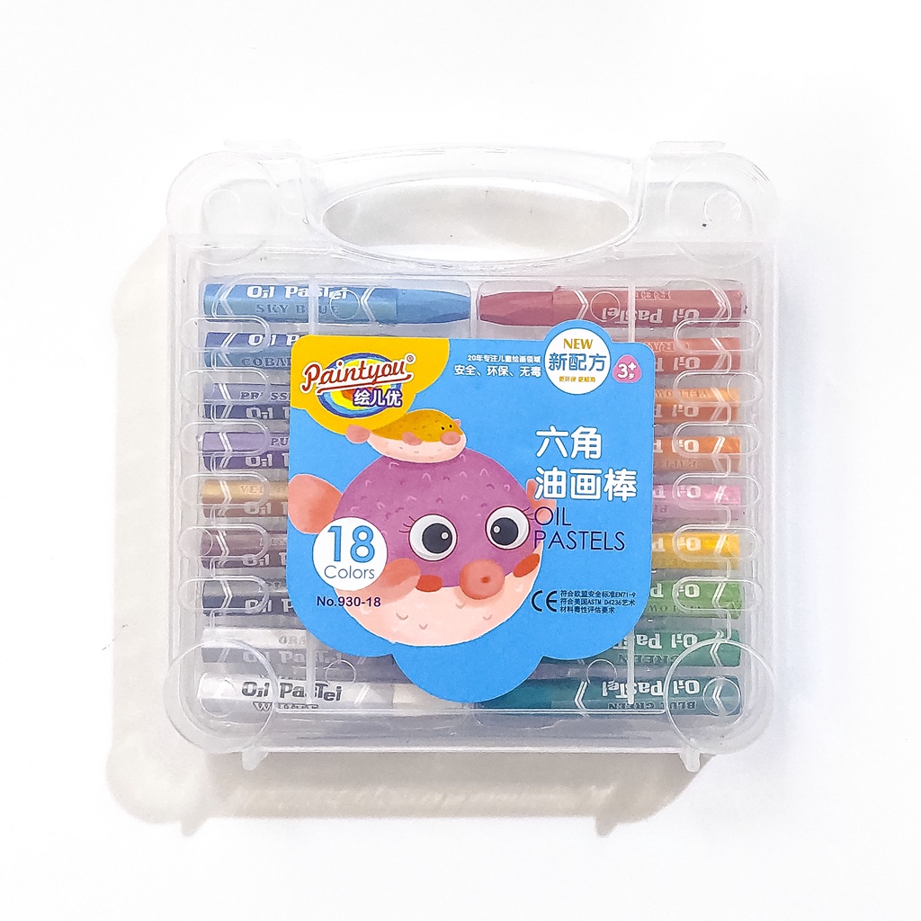 18 Colors Krayon Minyak Oil Pastel Crayon School Oil Pastels 0861