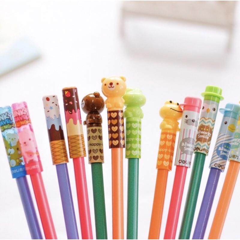 

Harga Per Pcs / Tutupan Pensil Lucu / Stationery / Alat Tulis Lucu