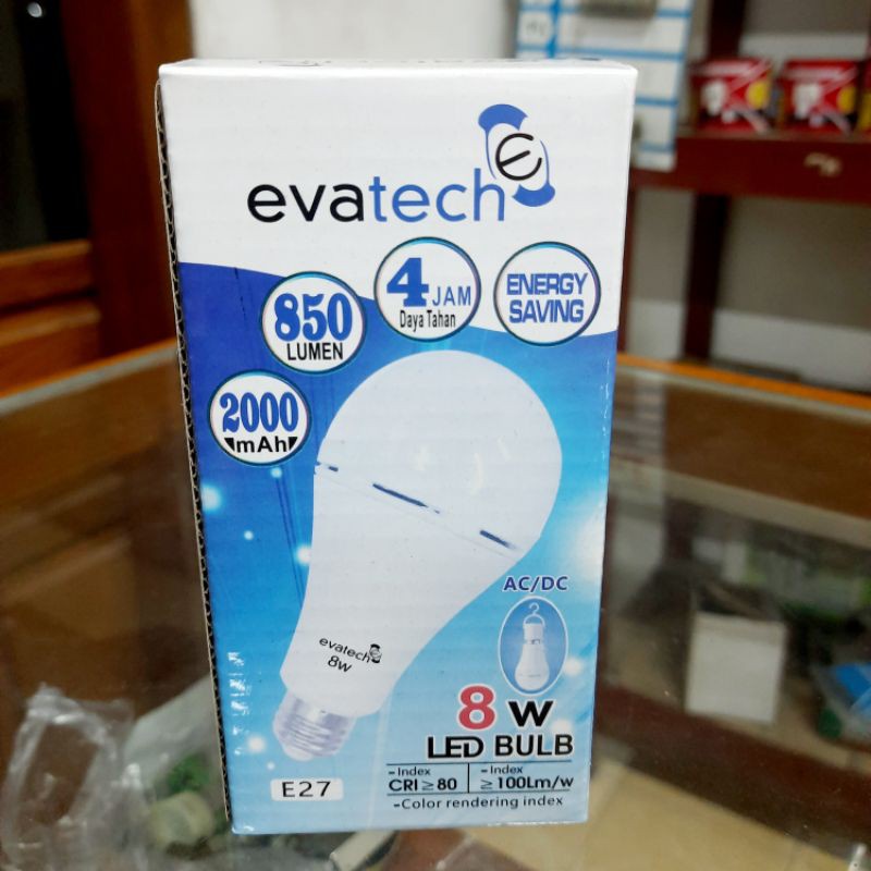 Magic Lamp Evatech / Lampu emergency Led ajaib bohlam lampu listrik 8w 10w 13w 16w