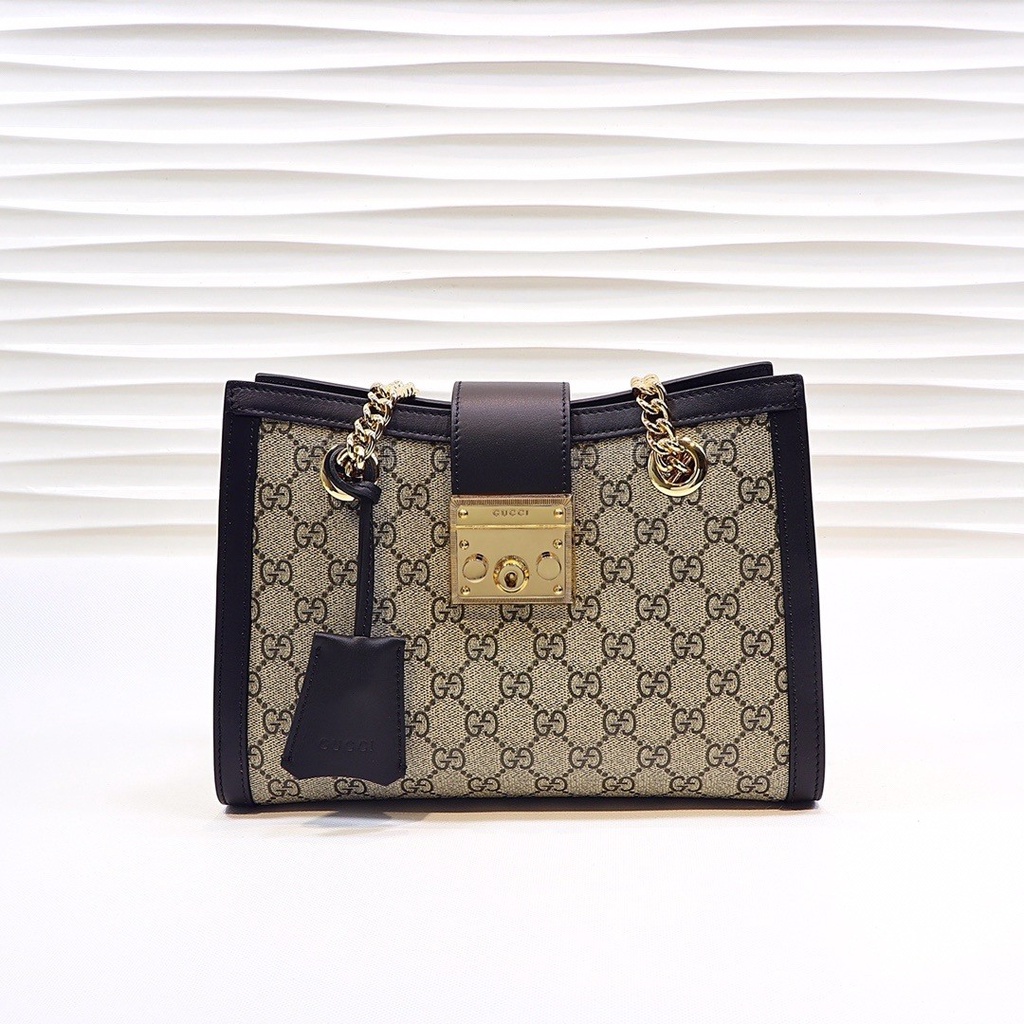 GUCCI Padlock GG shoulder bag