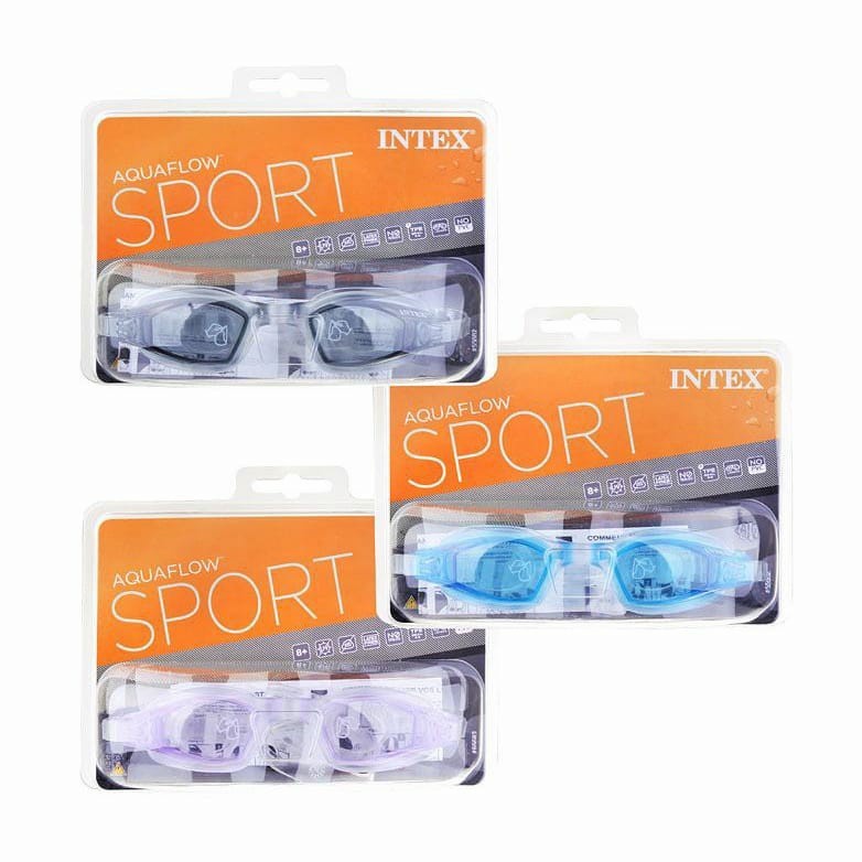 INTEX 55682 Kacamata Renang Intex Free Style Sport Swimming Goggles 8+