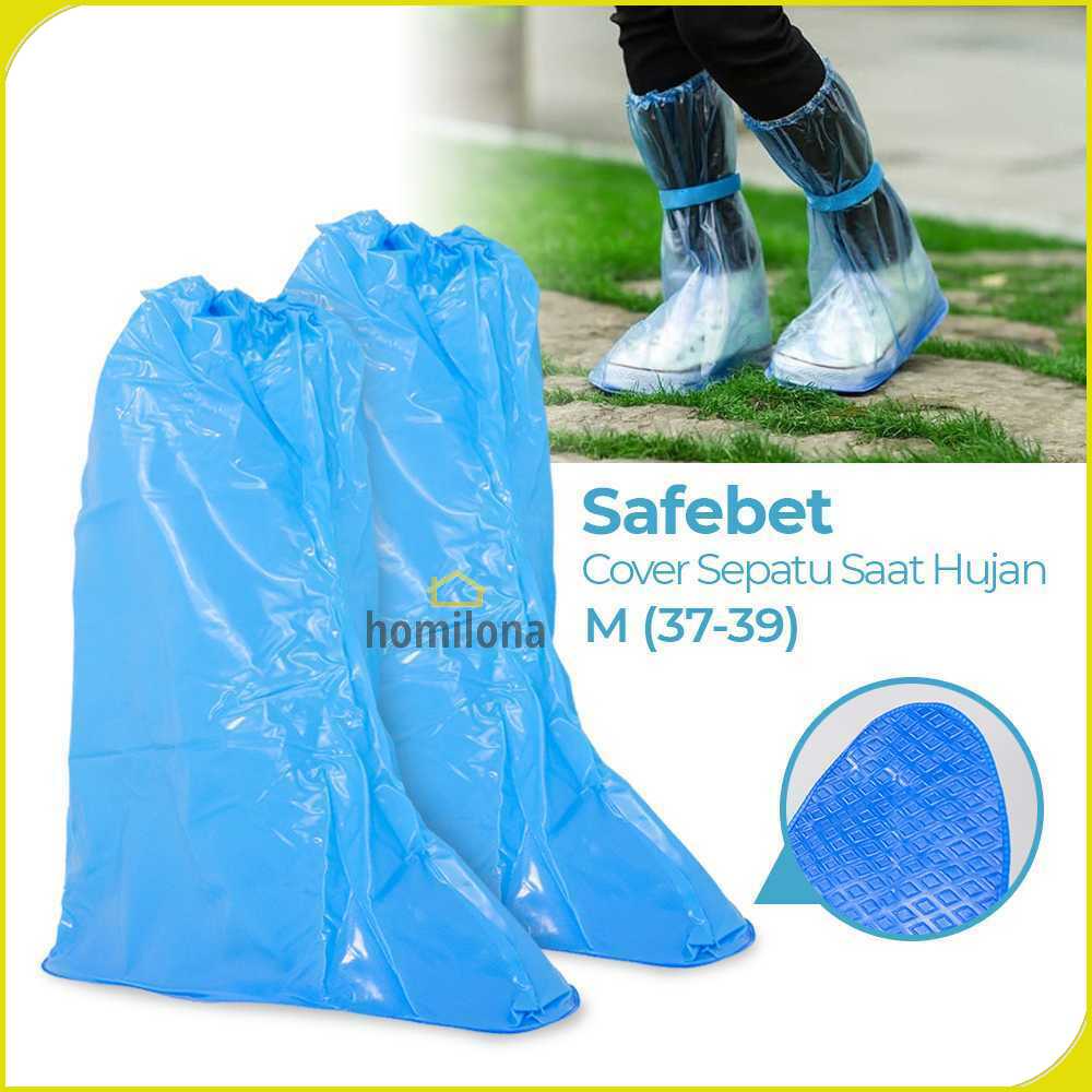 Safebet Cover Sepatu Anti Air &amp; Hujan Waterproof Shoe Protector - YXT01