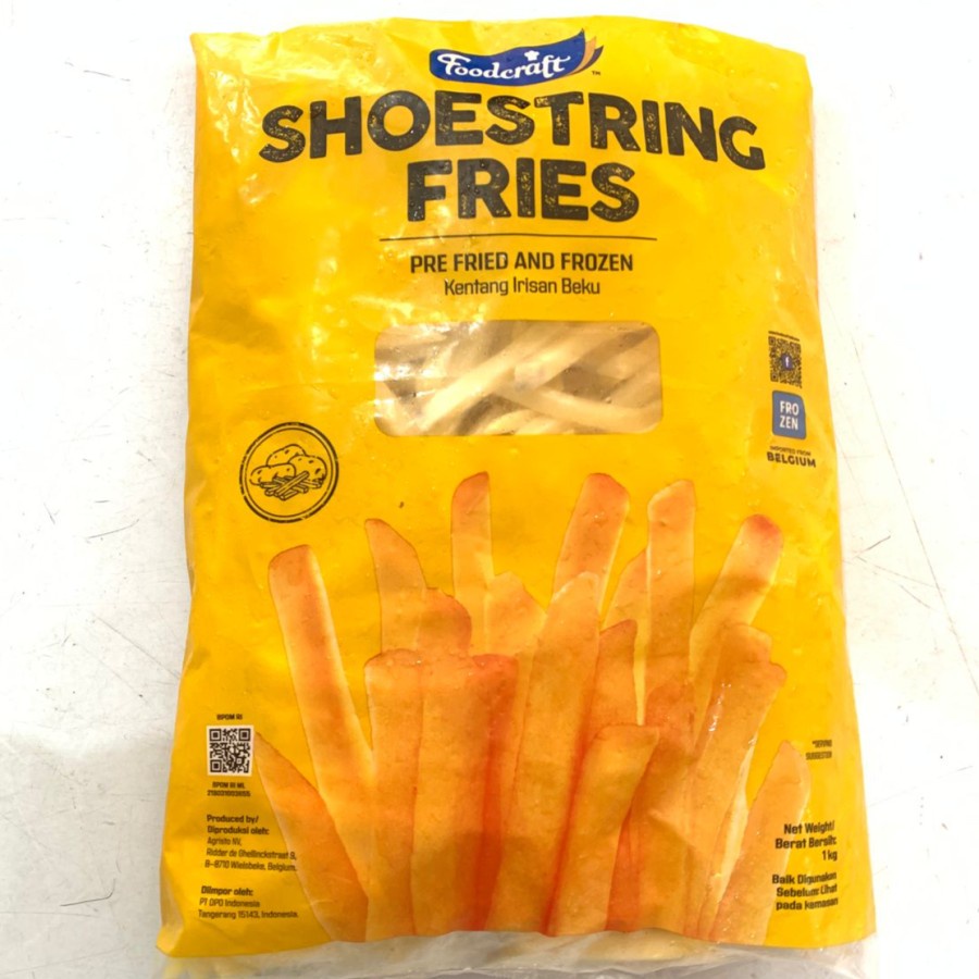 Foodcraft Shoestring Fries / Kentang Shoestring 1 Kg