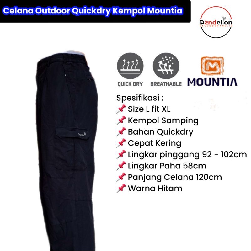 Celana Outdoor Import kempol mountia Original 
