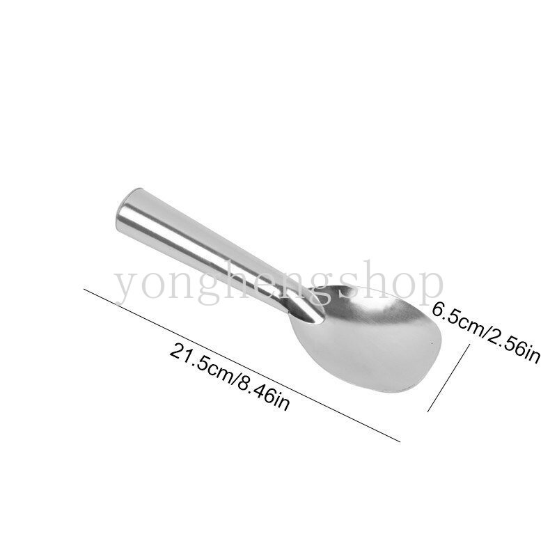 21.5* 6.5cm Ice Cream Scoops Aluminium Ice Cream Spade Dessert Spoon Penggali Bola Es Krim Aksesoris Dapur