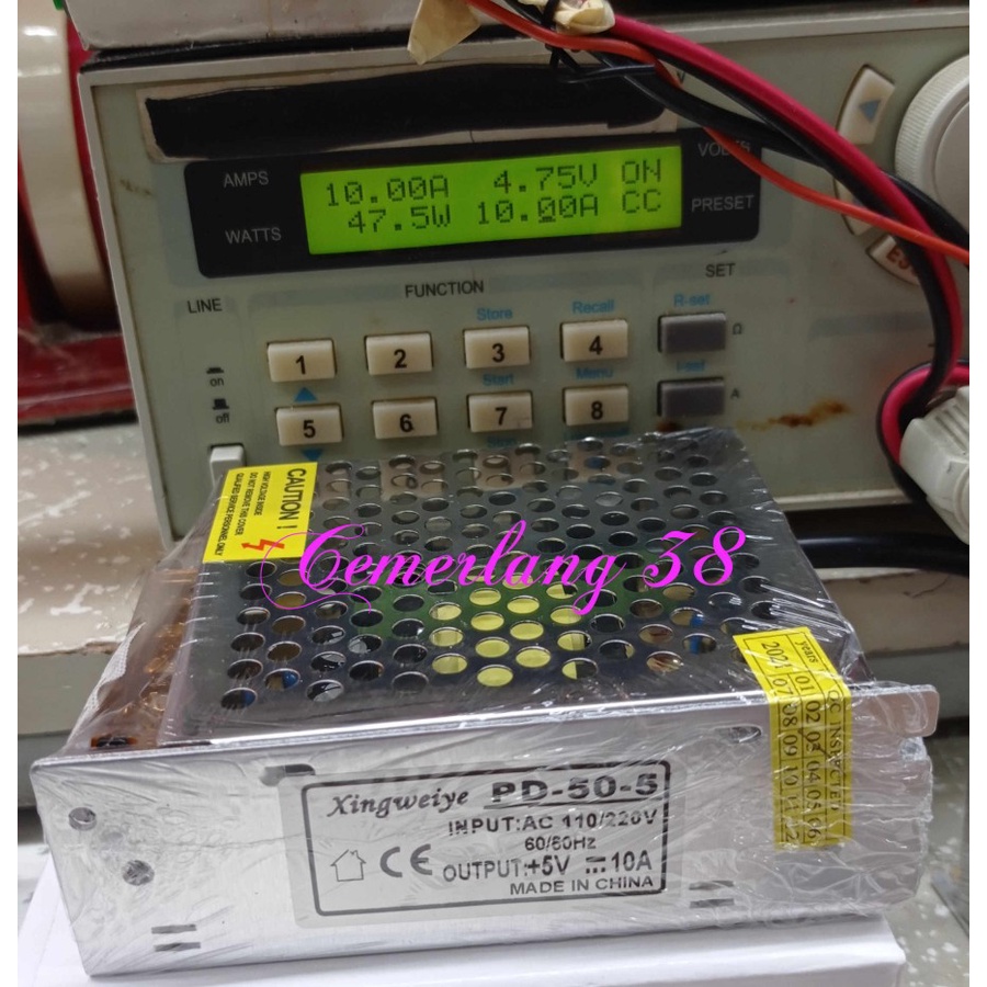 Switching Power Supply 5V 10A BODY KECIL