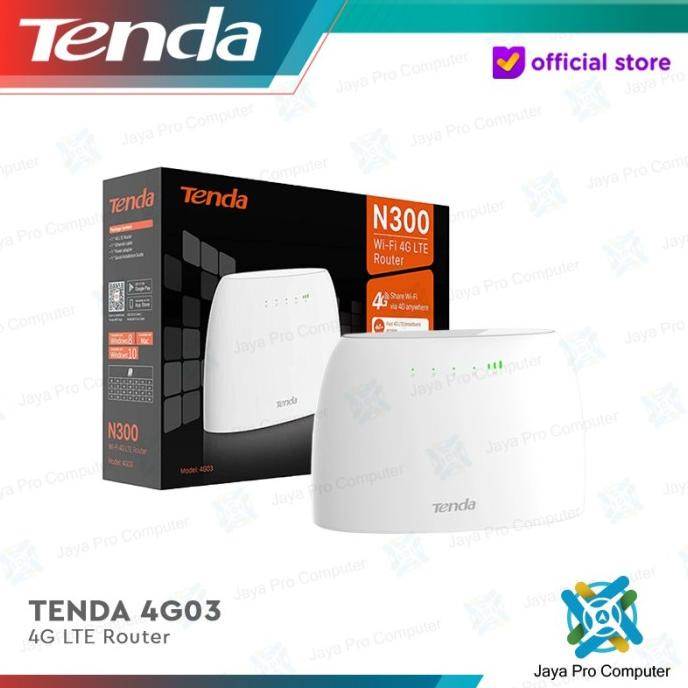 Tenda 4G03 N300 4G-03 Modem Router Wifi 4G Lte Unlock All Operator