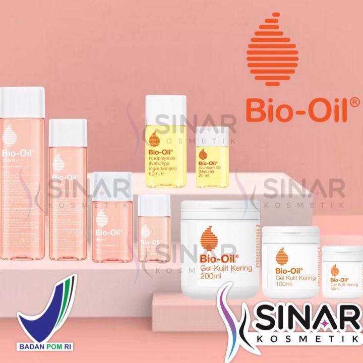 ✦SINAR✦ Bio Oil Skincare Oil - Dry Skin Gel - Penghilang Bekas Luka &amp; Strecthmark