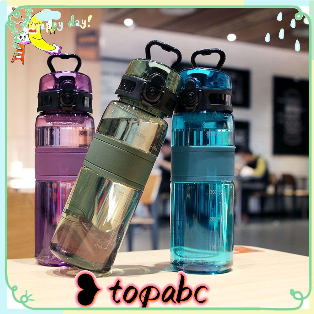 Top Botol Air Olahraga Multicolor Water Jugs 500ML Gym Gelas Plastik