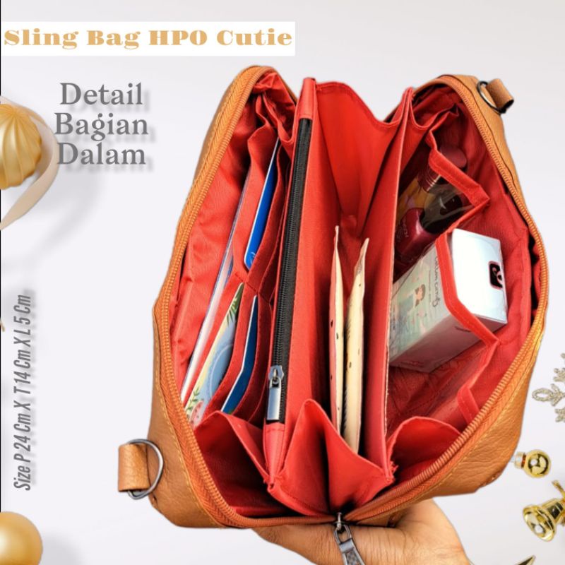 SLING BAG HPO CUTIE BANYAK RUANG