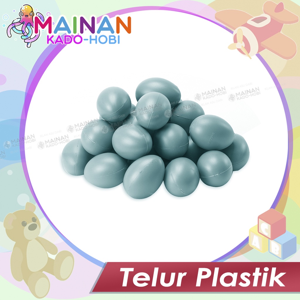 MAINAN ANAK EDUKASI TELUR AYAM BEBEK PLASTIK