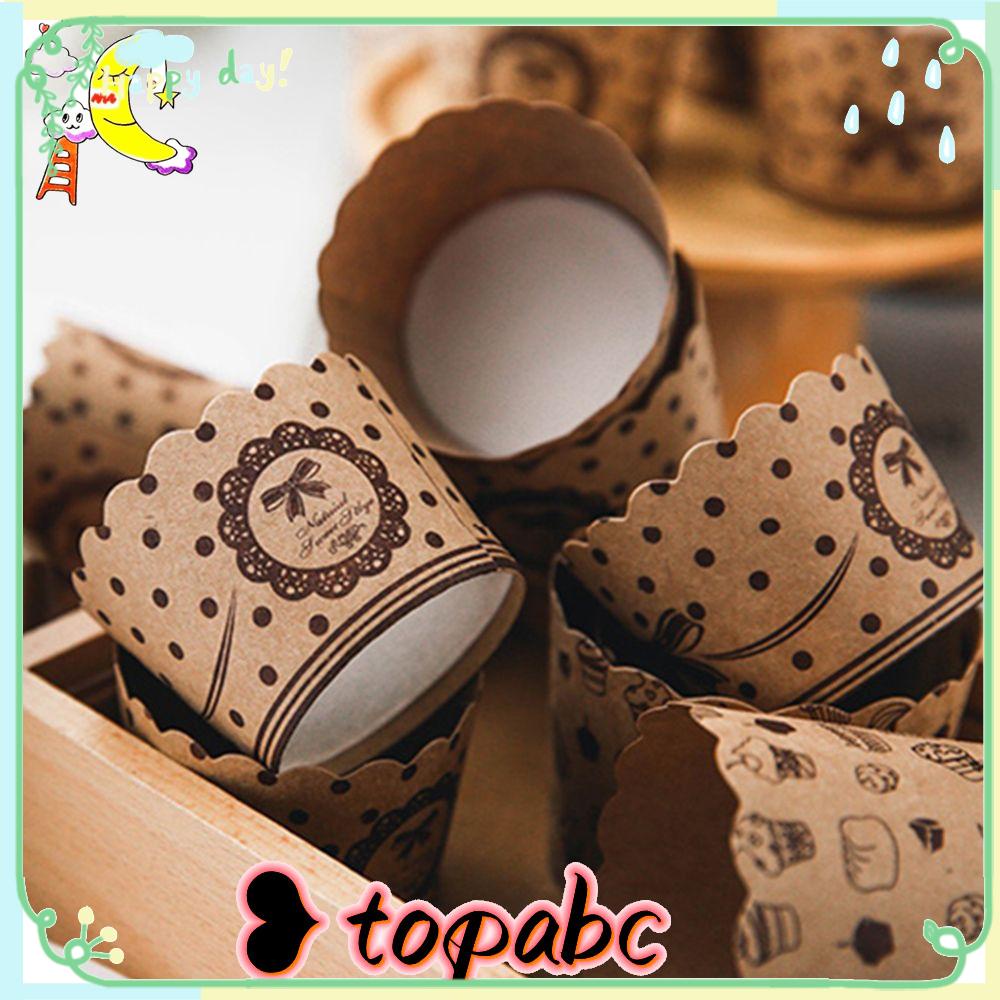 Top 50Pcs Cupcake Paper Cups DIY Cake Liner Gold Silver Alat Kue Kering Muffin Cupcake Liners