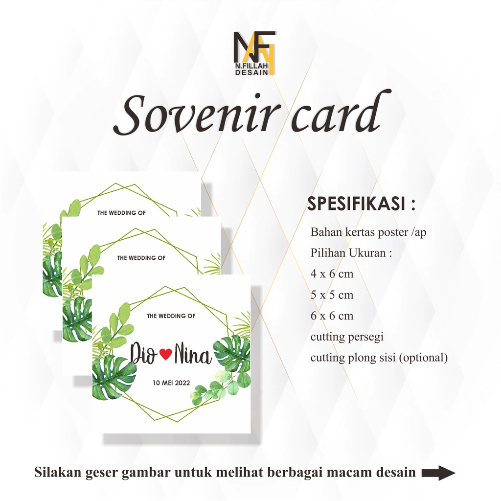 

thanks card gratis foto/ label sovenir/ kertas sovenir