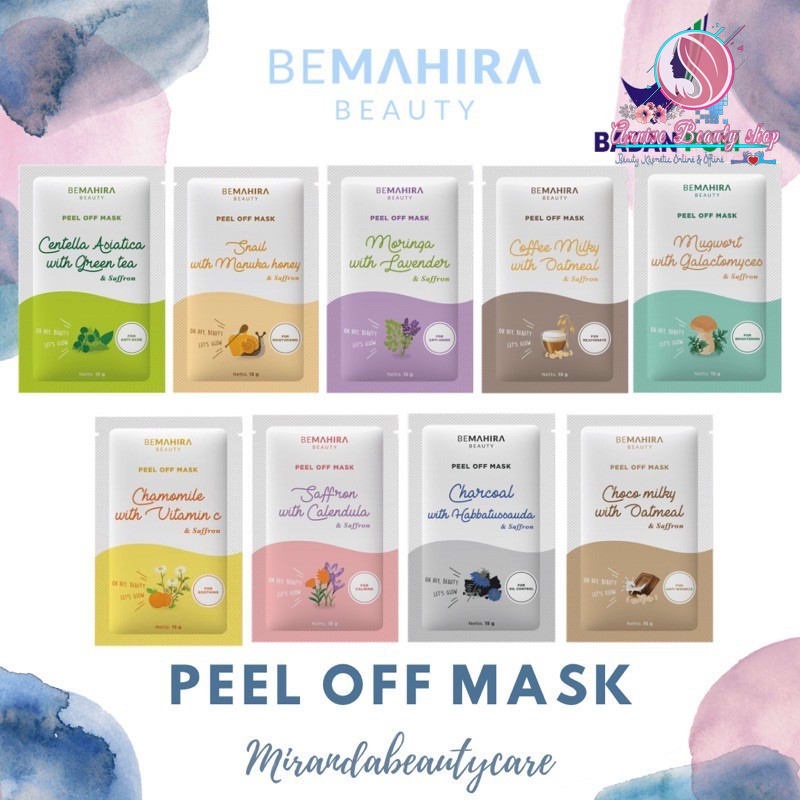 BEMAHIRA PEEL OFF MASK 15GR  (PEEL OFF MASK)
