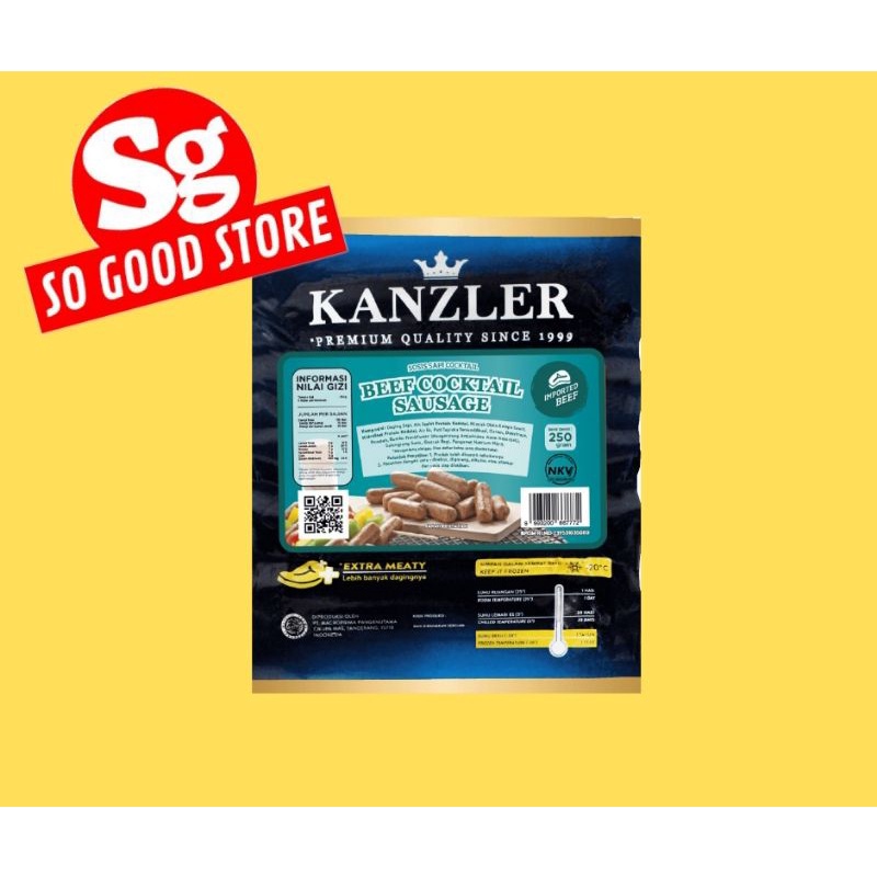 

Kanzler Sosis Beef Cocktail 250 gr
