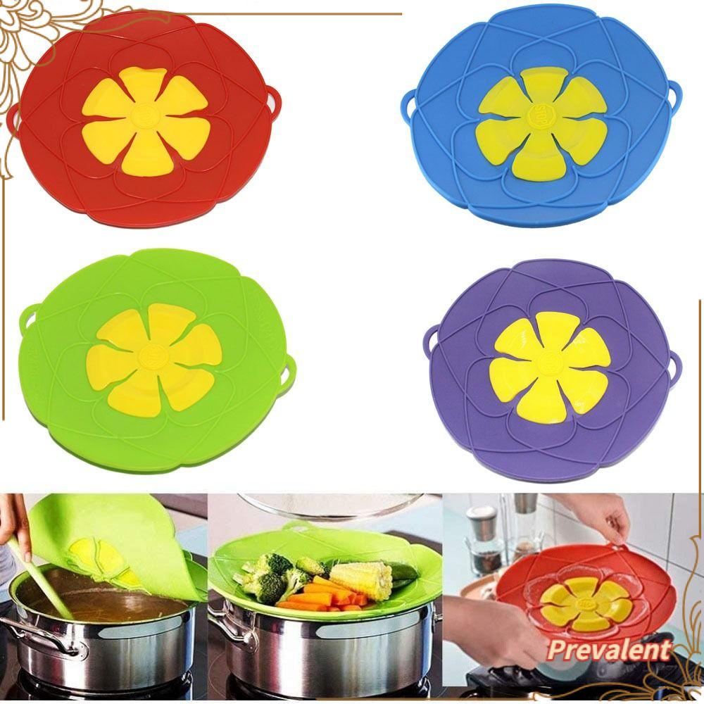 Preva Tutup Panci High tTemperature Resistance Flower Cookware Alat Masak Gadget Dapur Penutup Panci
