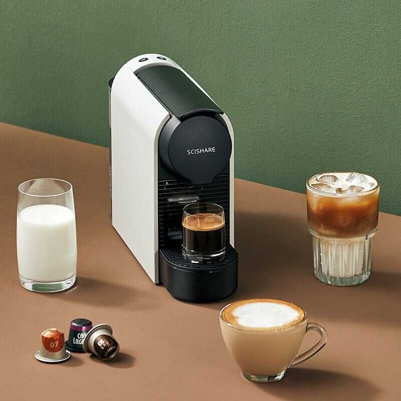 SCISHARE Mesin Kopi Kapsul Mini Otomatis for Nespresso Dolce Gusto - S1104