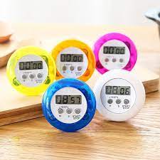 Serbagrosirmurah Bulat Alarm Masak Magnet Digital Kitchen Timer Dapur Jam Beker Antrian Food Court Chef