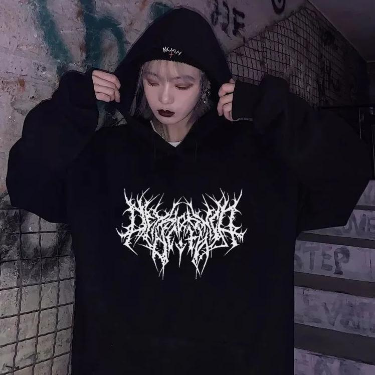 Stok Terbaru KA Hoodie Pria Wanita Dark Art Atasan Fleece Tebal Terbaru Korean Syle Original Distro 