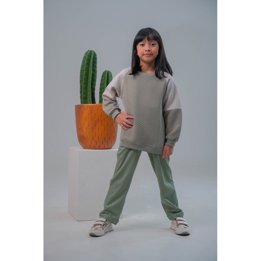 Byeol | Ba Wi Sweater Anak Mint Green| Baju hangat Anak Unisex