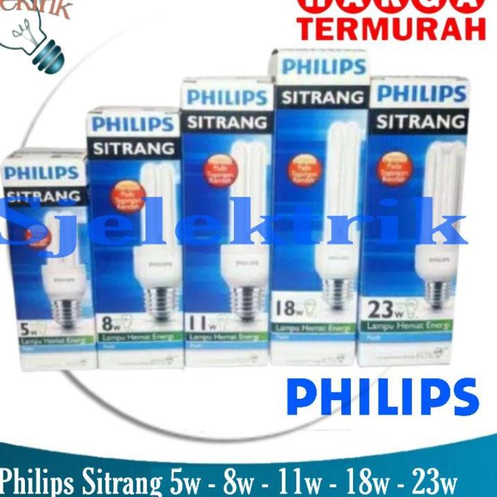 Flash Sale Lampu Led Philips Sitrang 5 Watt - 8 Watt -  11 Watt 17 W 23 Watt Philip Sitrang ♦