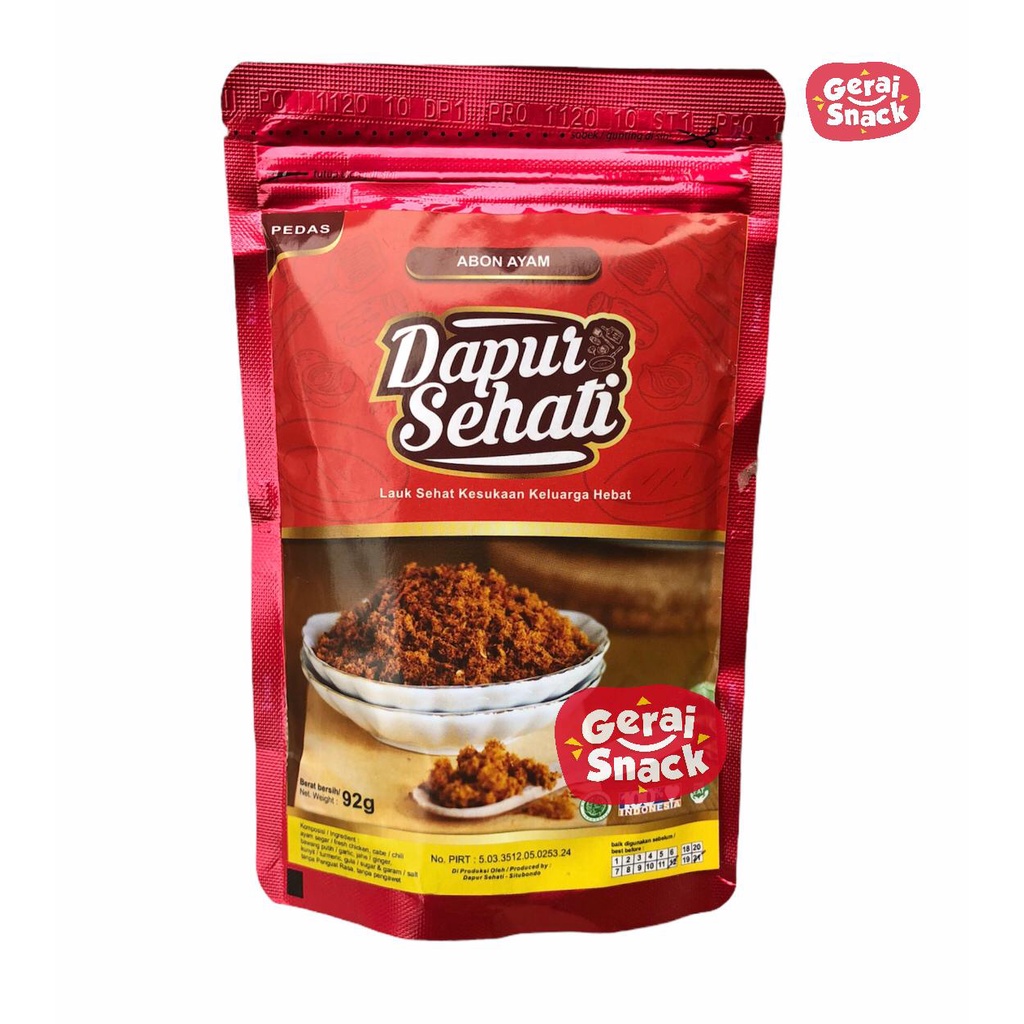 Dapur Sehati - All Varian - Abon Ayam - Abon Ikan -  Udang Crispy - Teri Crispy