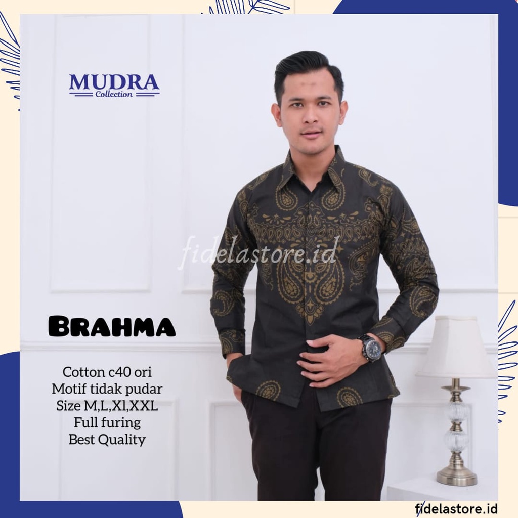 Batik Mudra Collection / Kemeja Batik Pria / Brahma