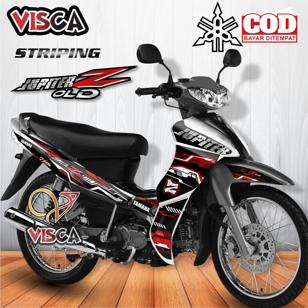 Striping Jupiter Z Burhan / Jupiter Z Lama - Stiker Sticker Striping Variasi Lis Yamaha Jupiter Z Bu