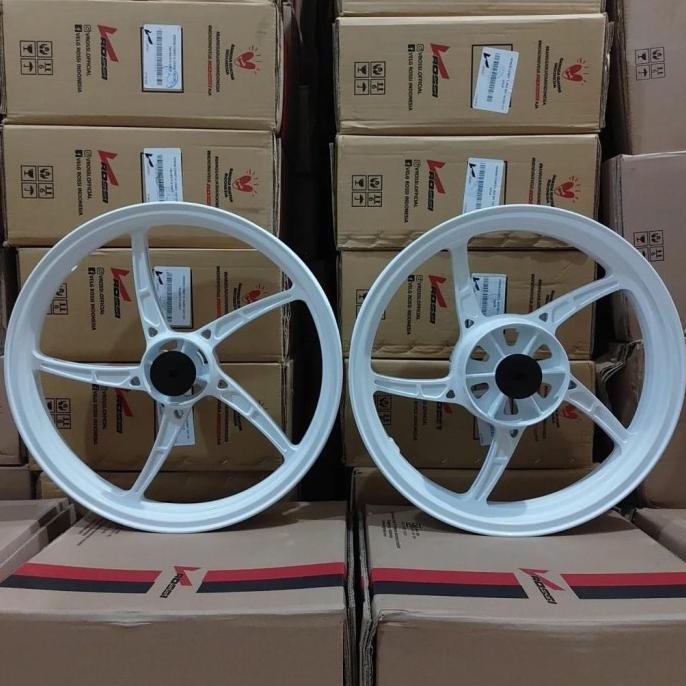 Velg Vrossi Sprint Mamba u/ Kawasaki Ninja 150 R/RR/SS - Hitam Putih