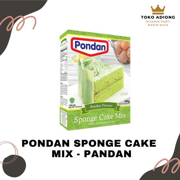 

PONDAN - SPONGE CAKE MIX - PANDAN - 400 g