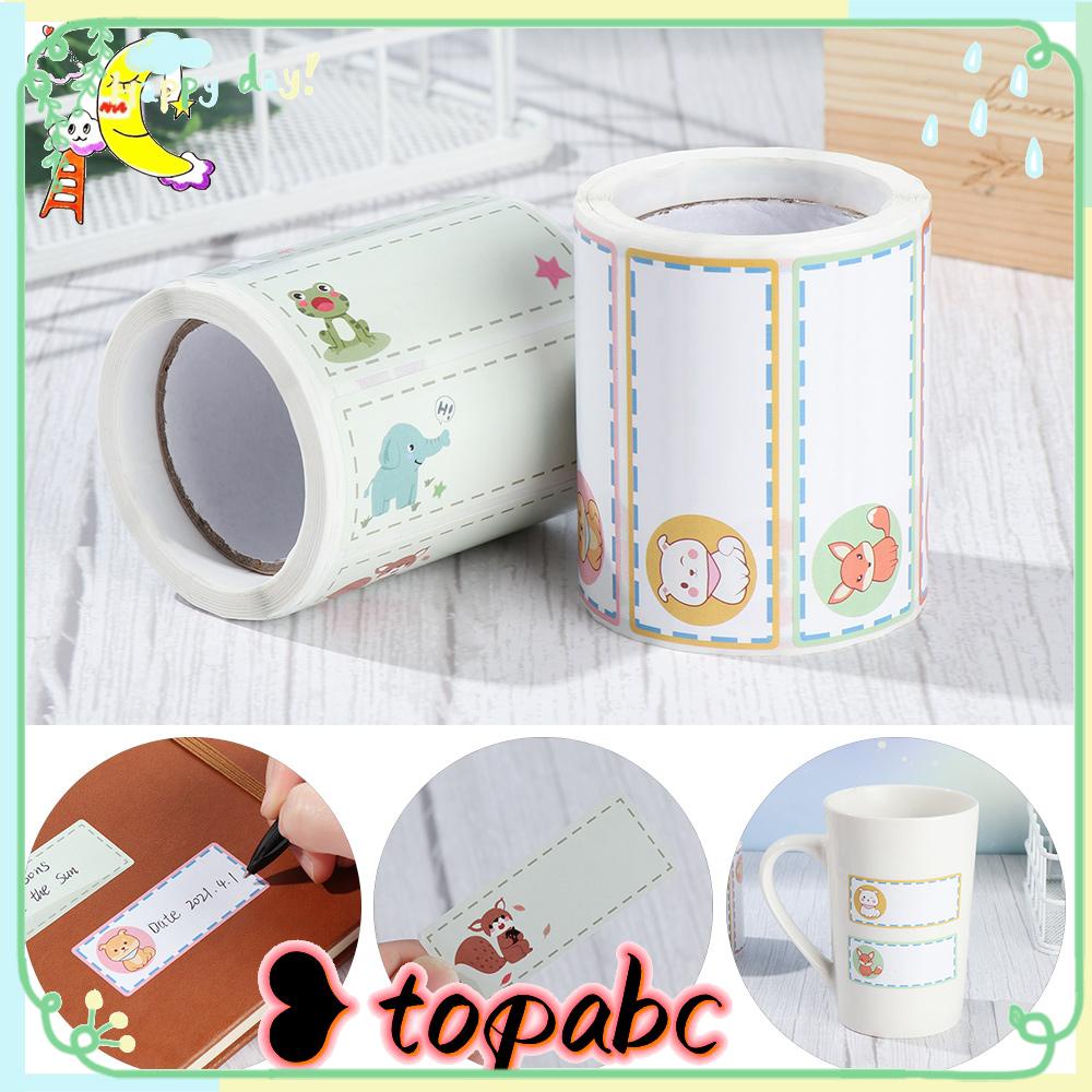 Top Self-Adhesive Stiker Untuk Bisnis Rumah Kartun Perlengkapan Sekolah Alat Tulis Counter Mark Sticker Maker