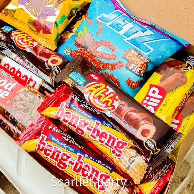 

⭐⭐⭐ PAKET SNACK HAMPERS ULTAH BIRTHDAY CEMILAN MURAH MERIAH MAKANAN WAFER CHIKI COKLAT SNACK BOX HAMPERS KADO HADIAH SIDANG WISUDA ULTAH BUKET BOUQUET PAKET COKLAT SILVERQUEEN BENG-BENG WAFER CHIKI PILLOWS MAKANAN KADO ANAK ULTAH DROPSHIP RESELLER TANGERA