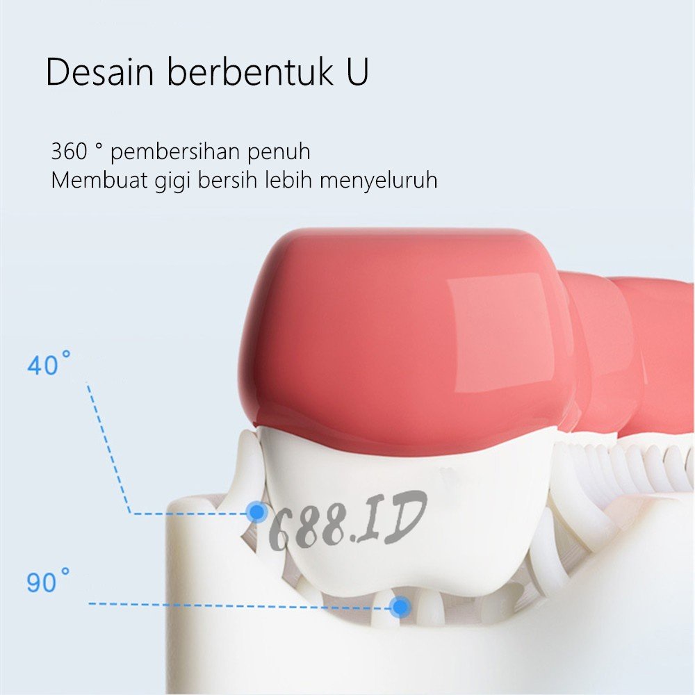 Sikat Gigi Anak Bayi 2-6 tahun Bentuk U Bahan Silikon Training Toothbrush Tooth Brush Baby Silicon type U PR 23