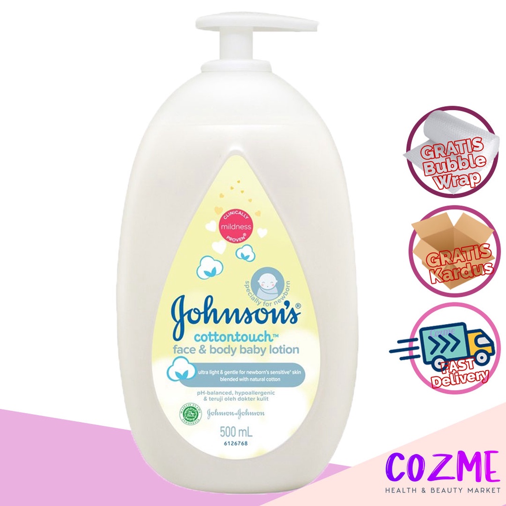 Jual JOHNSON'S COTTONTOUCH Face & Body Baby Lotion 500mL Shopee Indonesia