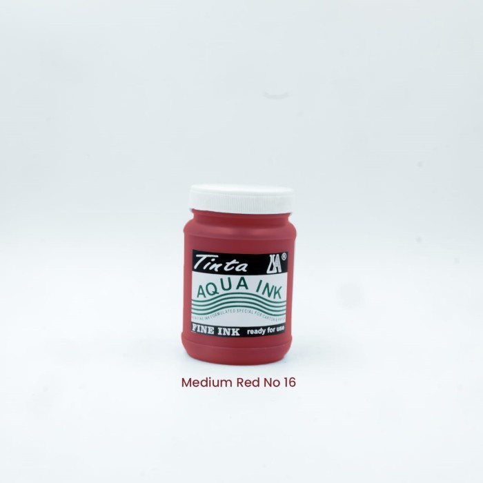 

Cat Sablon Kardus, Kertas & Styrofoam Aqua Ink - 1/4 Kg - Warna Medium Red