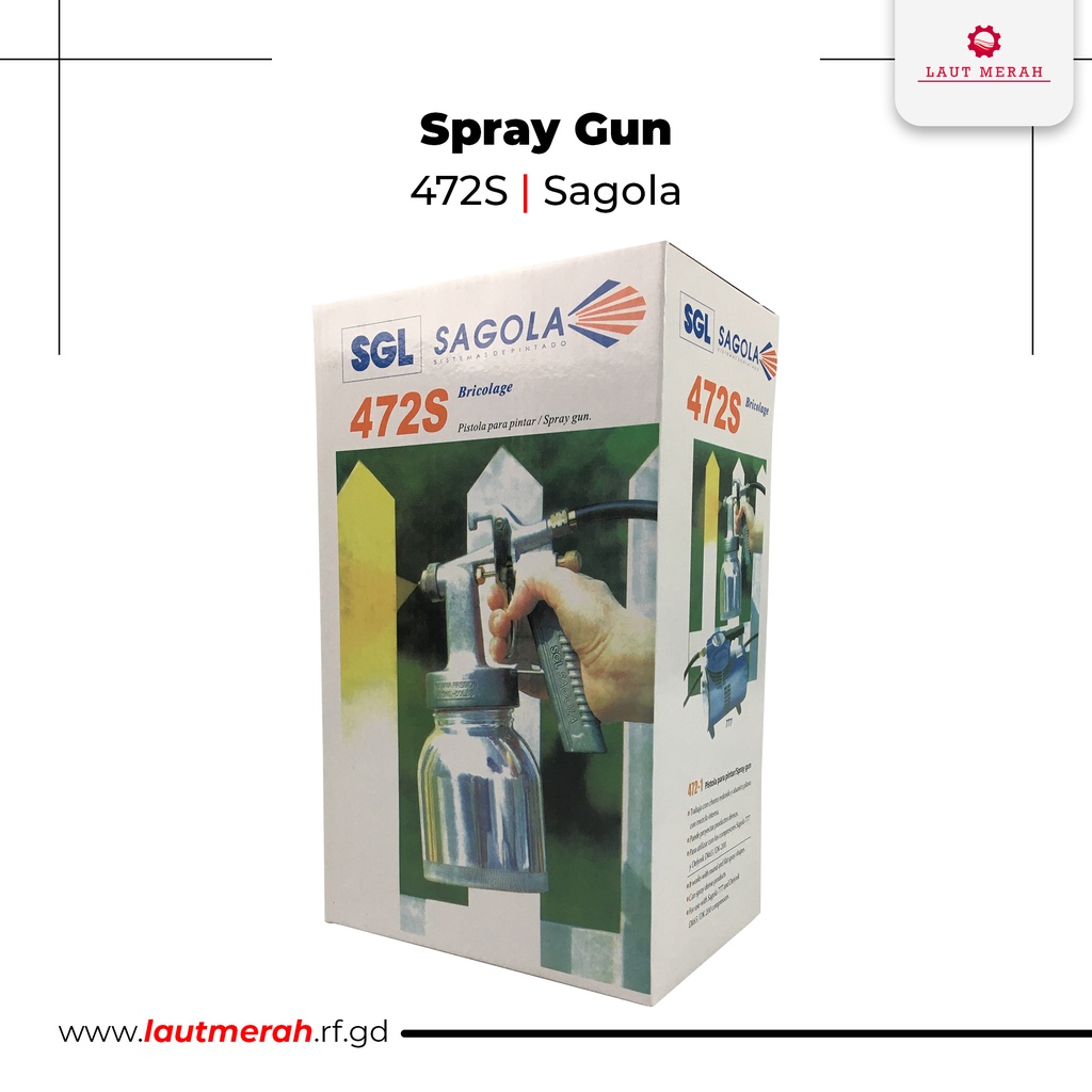Sagola 472 RRC Spraygun Tabung Bawah