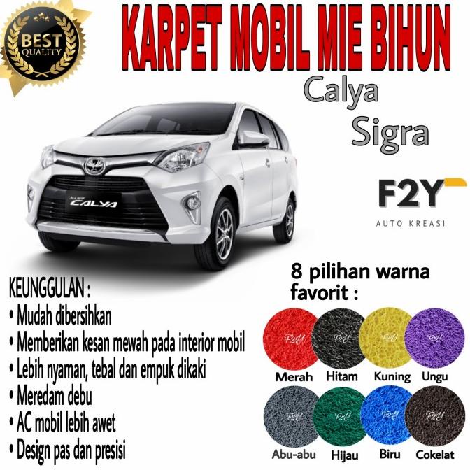 Karpet Mobil Mie Bihun Sigra/Calya 3 Baris