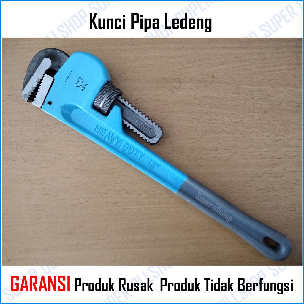 Kunci Pipa 18&quot; inch Besar / Adjustable Pipe Wrench / Kunci Pipa Ledeng Heavyduty Murah