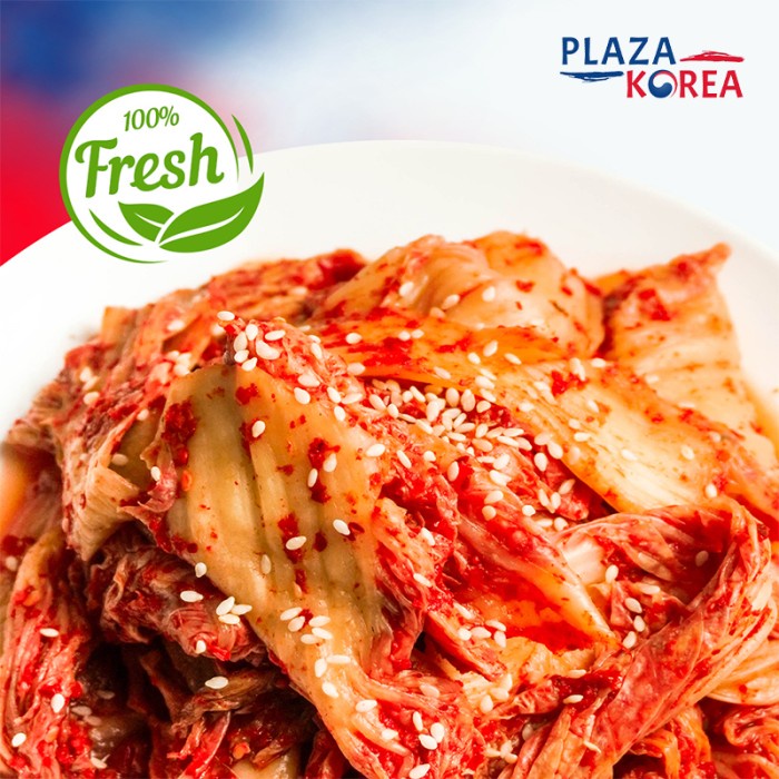 

Plaza Korea - Kimchi Sawi Fresh 1000Gr - Makanan Korea Tx0130