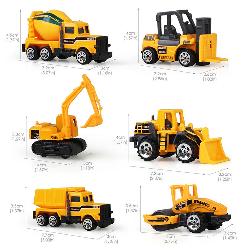 IMPOR MAINAN MOBIL DIECAST KONSTRUKSI EXCAVATOR MIXER DUMP TRUCK
