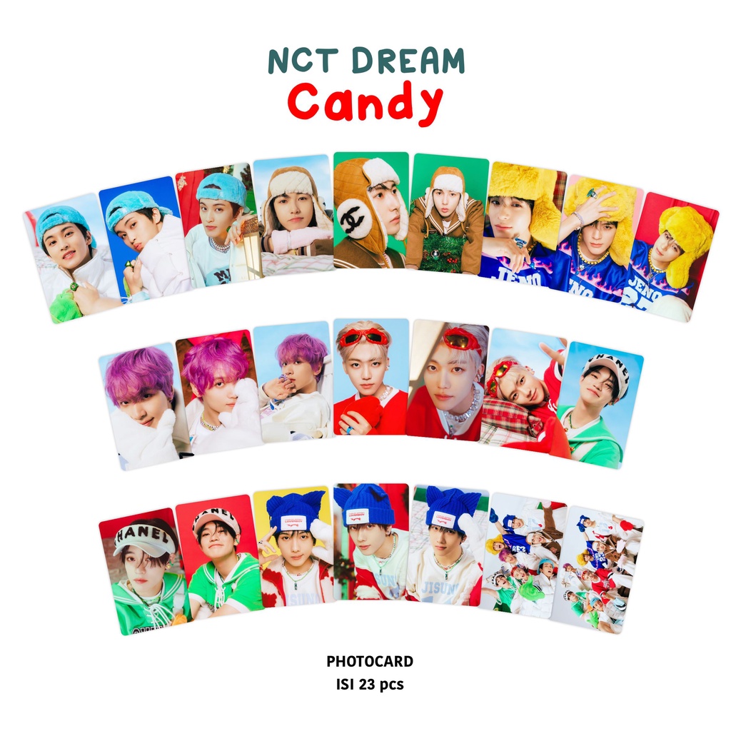 [SET] Photocard NCT Dream Candy 23 pcs