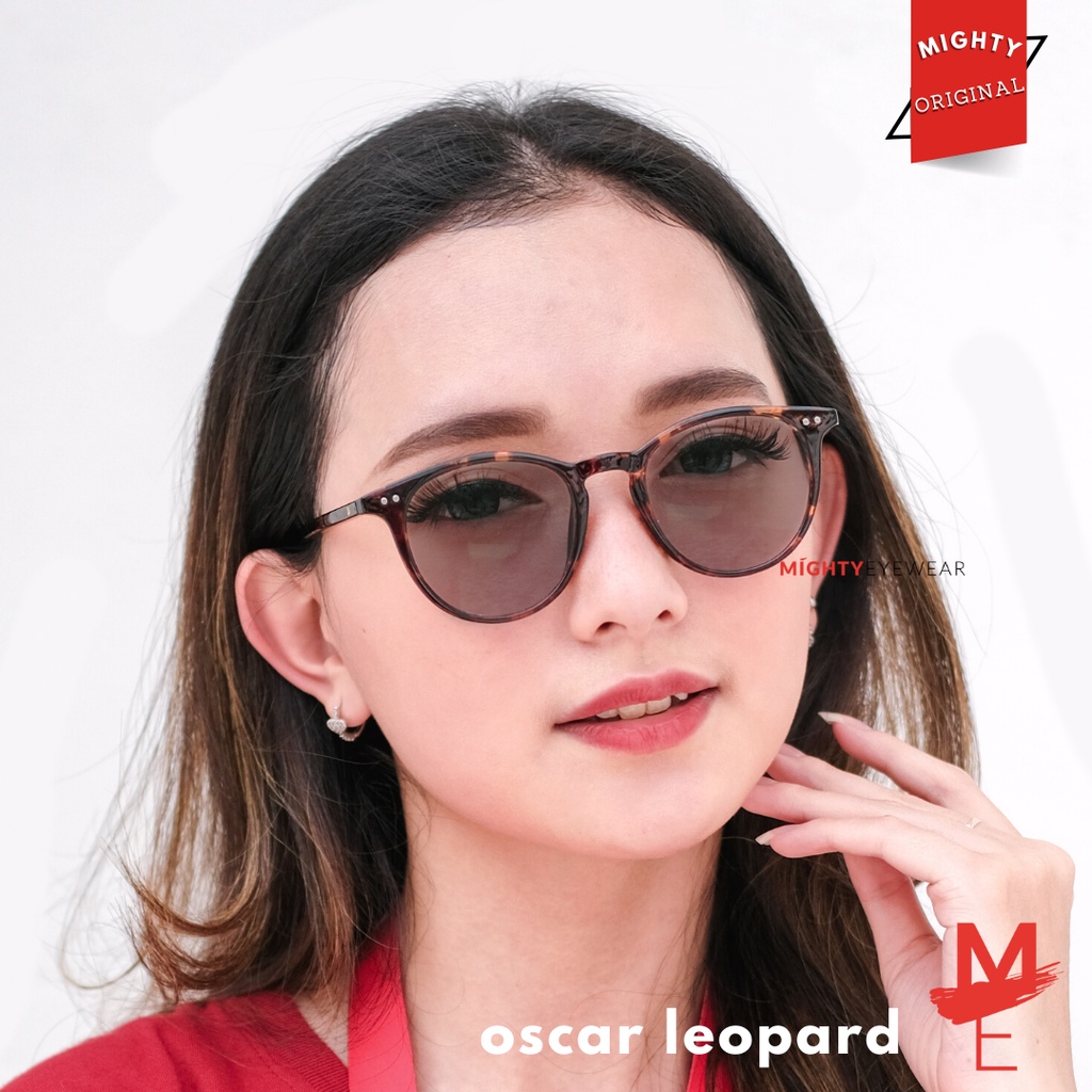 MIGHTY Kacamata PhotoChromic AntiRadiasi Wanita - Oscar Leopard