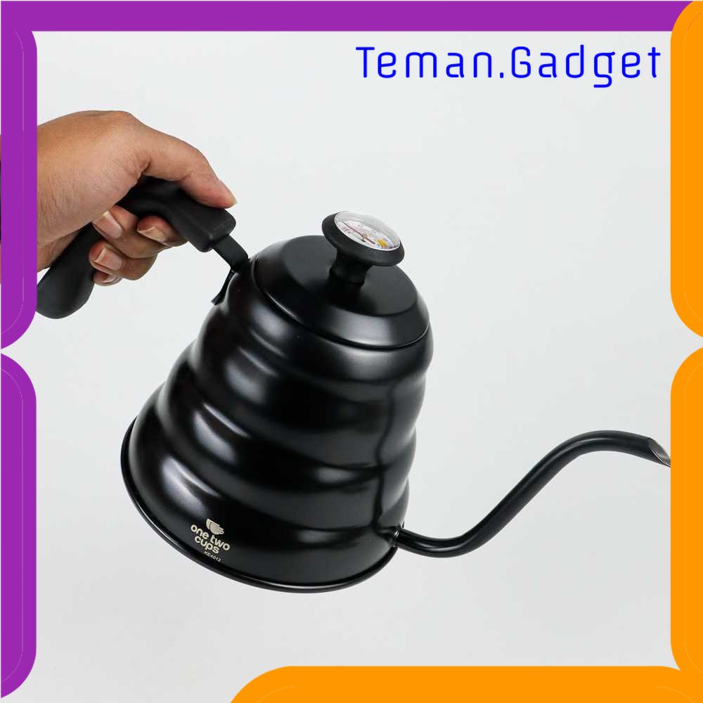 TG - DPR One Two Cups Teko Kopi Maker Pot Drip Kettle with Thermometer - KE4012