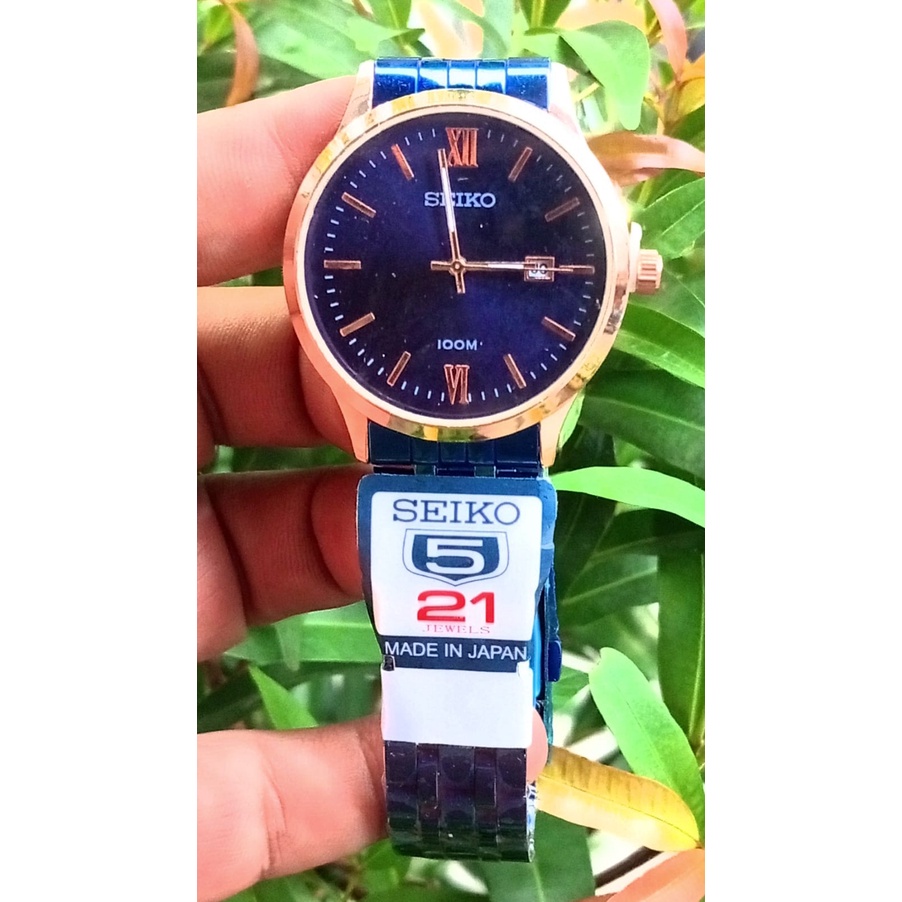 Jam Tangan Pria Baja anti Karat Realpick Free bok