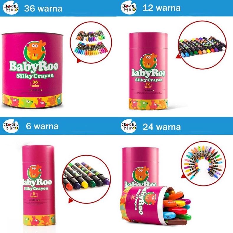 

JOAN MIRO BABYROO WASHABLE SILKY CRAYON TERLARISS...,,,,,