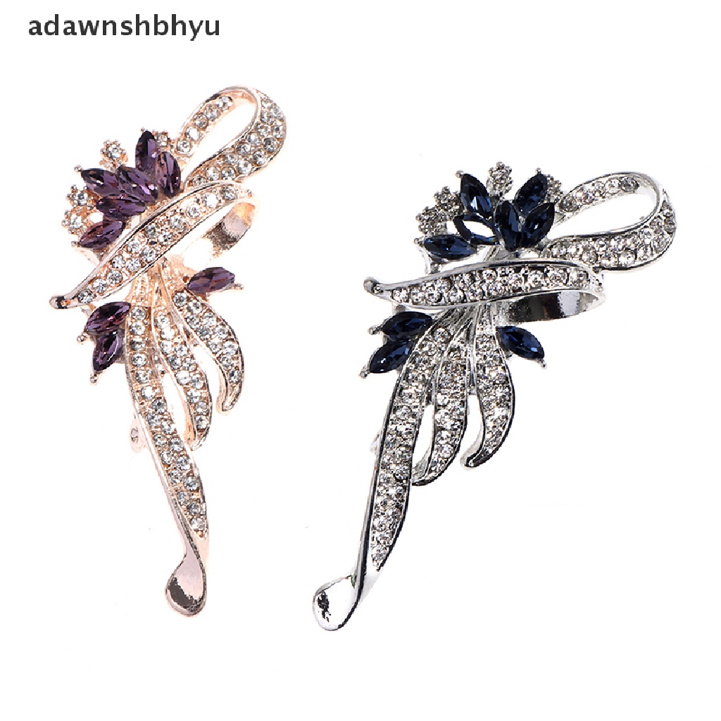 Adawnshbhyu 1Pc Wanita Elegan Kristal Bros Pin Fashion Perhiasan Pakaian Aksesoris Hadiah ID